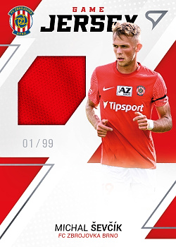 Michal Sevcik Brno SportZoo FORTUNA:LIGA 2022/23 2. serie Game Jersey /99 #GJ-SE